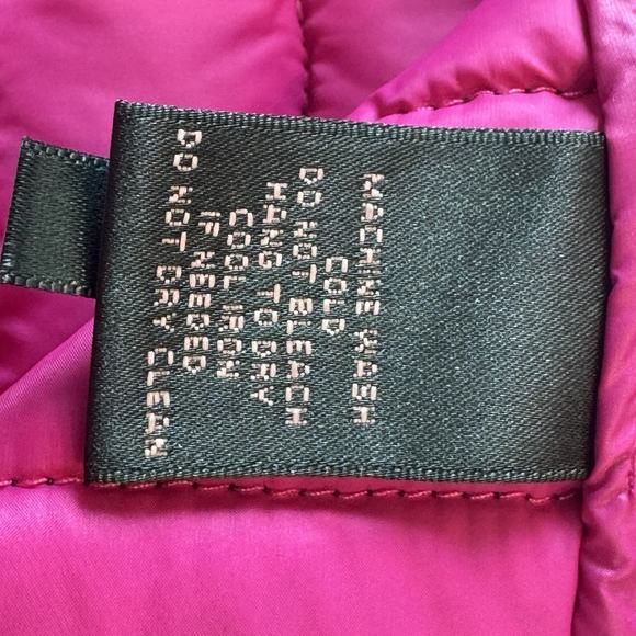 Lauren Ralph Lauren Puffer Down Filled Vest Womens Large Black w/ Pink Trim NEW - Picture 8 of 8